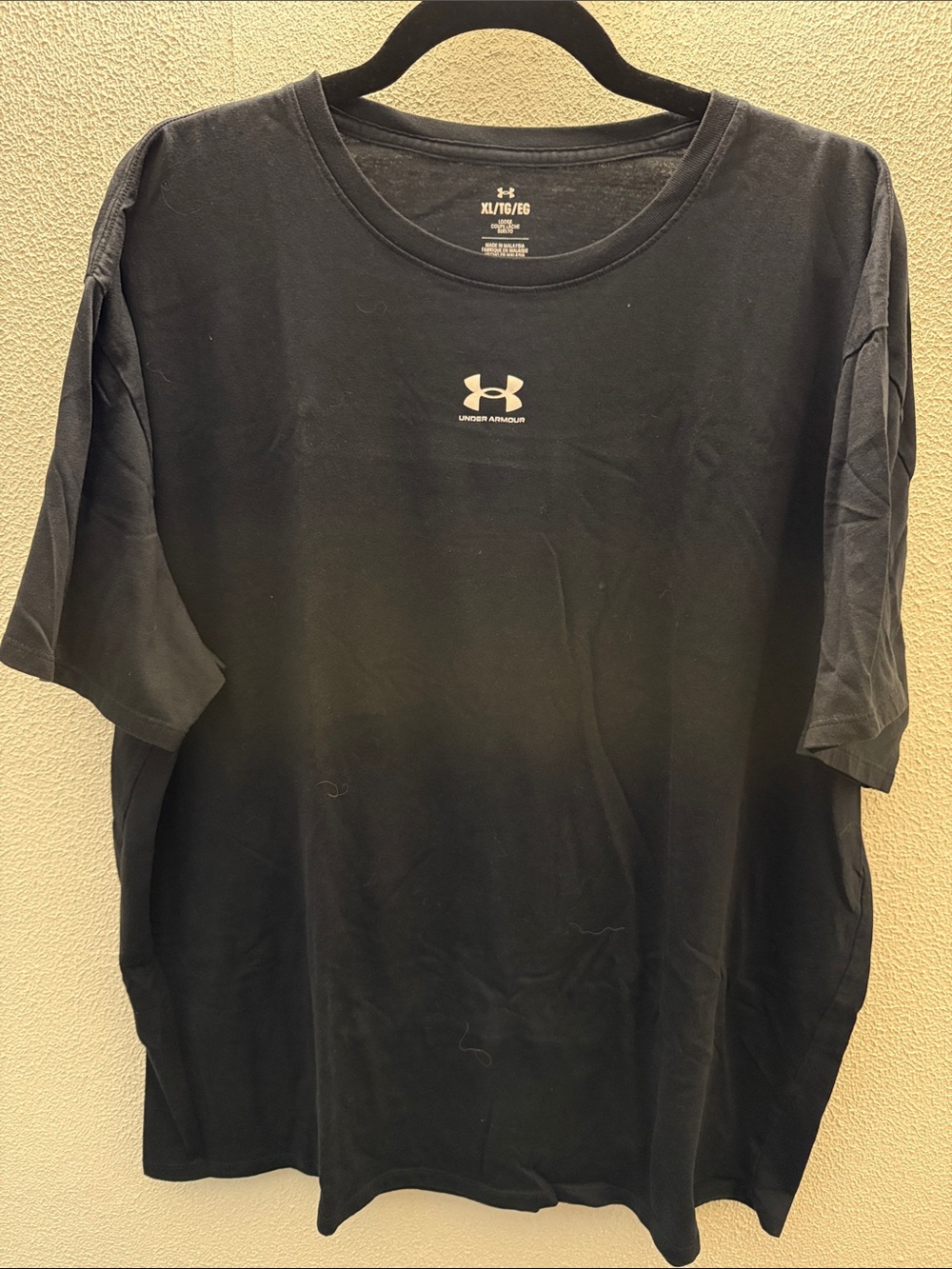 Under Armour Black Short-Sleeve Performance T-Shirt